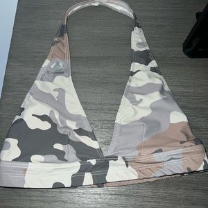 Ohyasfit camo halter sports bra